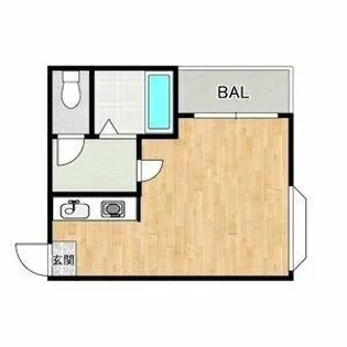 CABIN ABIKO WEST【4階】の間取り