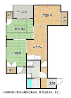 光興産中央ビル【403号室】の間取り