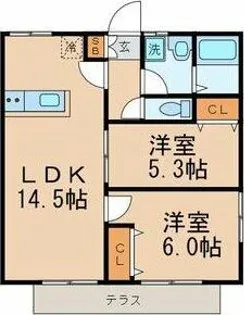 レガーロ【1階】の間取り