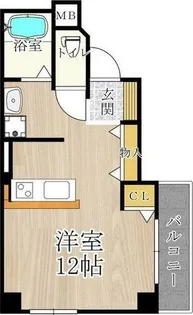 P・Sマンション中加賀屋【2階】の間取り
