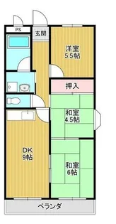 グレイスコート【103号室】の間取り