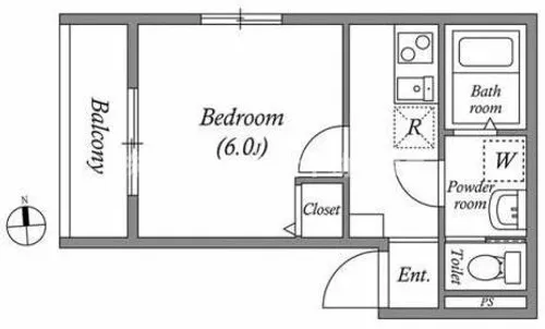 DaliaHY【1階】の間取り