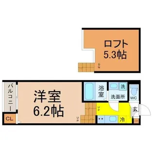 ハーモニーテラス切戸町Ⅲ【1階】の間取り