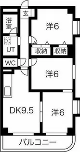PeacH花の家【7階】の間取り