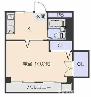 山崎第5マンション【4階】の間取り