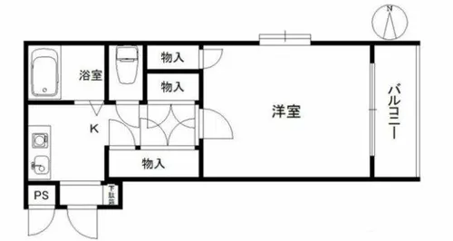 春日パルネット【3階】の間取り