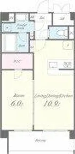 デル スール ラ ローザ【3階】の間取り