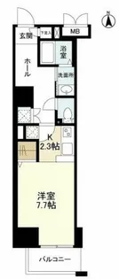イーストヴィラ梅田【9階】の間取り