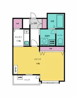 エトワール佐藤【402号室】の間取り