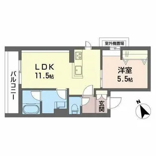 LINDEN PLACE【1階】の間取り