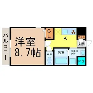 丹下キアーロ【6階】の間取り