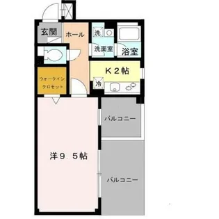 大阪府大阪市東住吉区西今川2丁目【マンション】の間取り