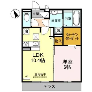 コルディアーレ【1階】の間取り