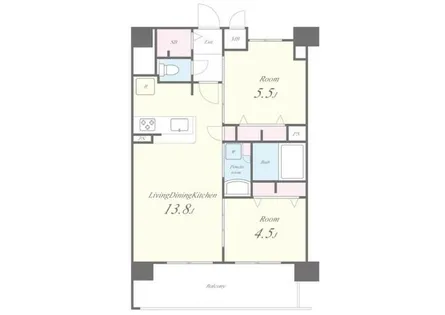 セイワパレス美章園駅前【9階】の間取り