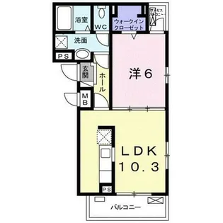 ジェルメ【3階】の間取り
