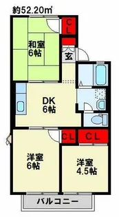 グランディール志井【201号室】の間取り