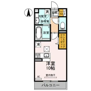 カーサ ソレアード【2階】の間取り