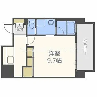 アーバネックス南堀江【10階】の間取り