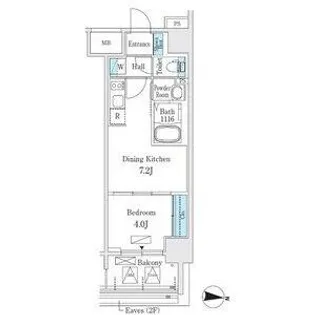 L&Cレジデンス鶴舞公園【4階】の間取り