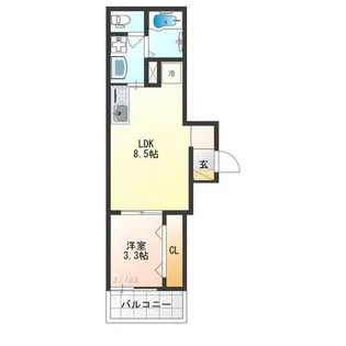 F+style上田3号館【3階】の間取り