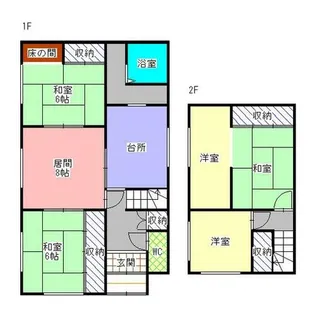北海道網走市向陽ケ丘2丁目【一戸建】の間取り