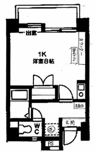 ライフコート【2H号室】の間取り