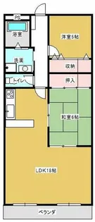 パークシティーたかしA棟【2階】の間取り