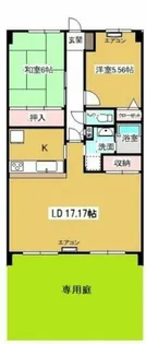 ネットシティー潮崎【1階】の間取り