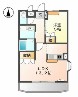 プランドール【2階】の間取り