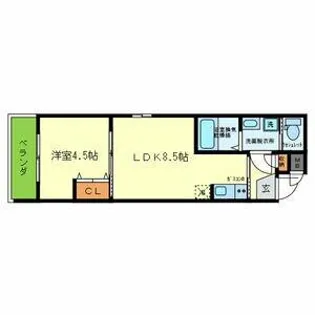 H-maison加美正覚寺Ⅶ【1階】の間取り