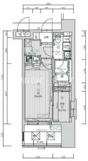 グランフォーレプライム大橋【8階】の間取り