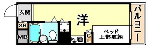 DCOURT六甲【5階】の間取り