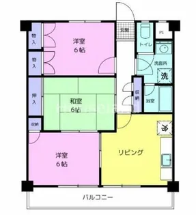 カサ・デありたか【6階】の間取り