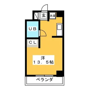 1Rの間取り画像