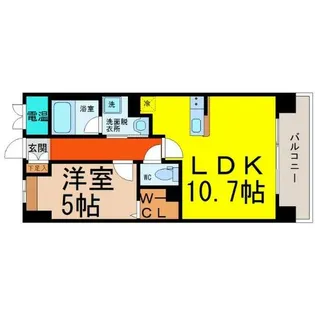 Naviglio Palazzo(ナヴィリオパラッツォ)【2階】の間取り