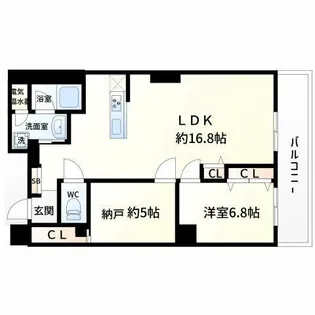 樹樹ガーデン【19階】の間取り