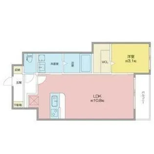 Patria高畑【1階】の間取り