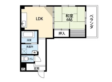 福岡県北九州市小倉北区大田町【マンション】の間取り