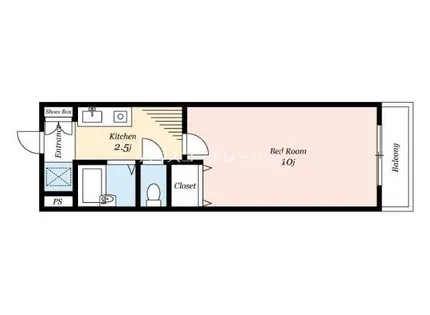 カサ下坂部【2階】の間取り