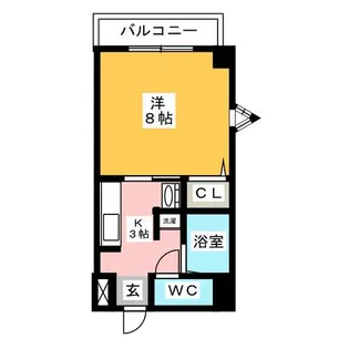 グリーンハイツ映人【3階】の間取り