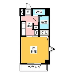 グリーンハイツ映人【4階】の間取り