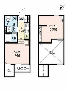 1Rの間取り画像