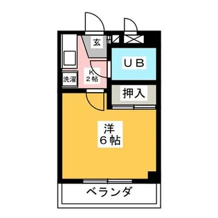 ベルメゾン中川【3階】の間取り