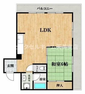 杉本町グランドハイツ【5階】の間取り