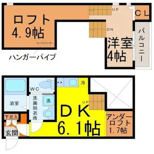 Maison Dolce(メゾンドルチェ)【1階】の間取り