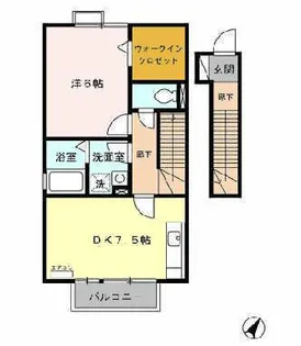 パティオ南野【2階】の間取り