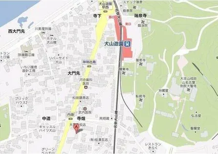 グレース犬山Ⅱ【2階】の地図