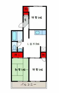 プレミールたつみ【2階】の間取り