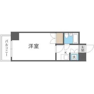 エステートモア六本松【2階】の間取り