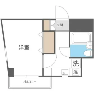 ルエメゾンロワール渡辺通【5階】の間取り